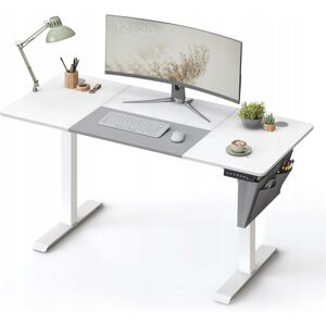 SONGMICS Elektricky nastavitelný psací stůl REDIKT 140 cm bílo-šedý
