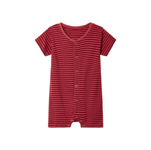 lupilu® Dívčí pyžamo s BIO bavlnou (92, červená pruhovaná)